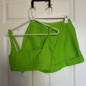 Royalty by Maluma Lime green 2 piece set